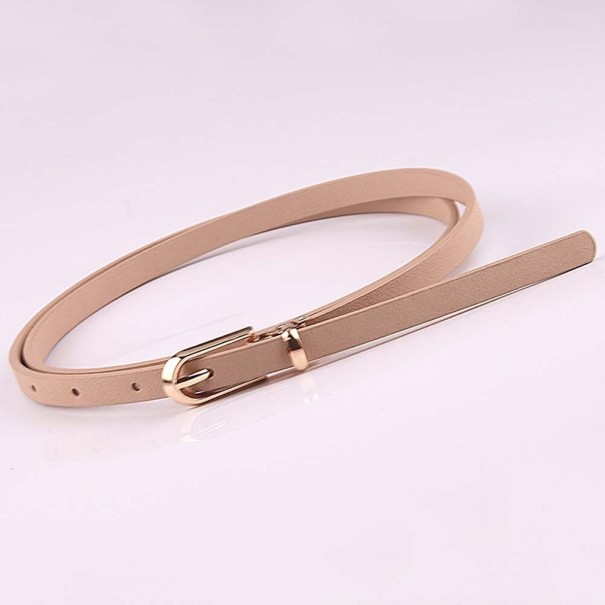 Dames dunne riem L31 beige