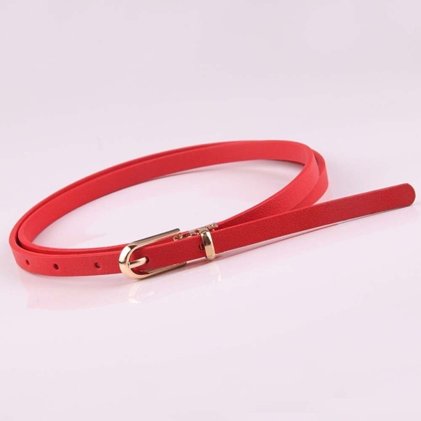 Dames dunne riem L31 rood
