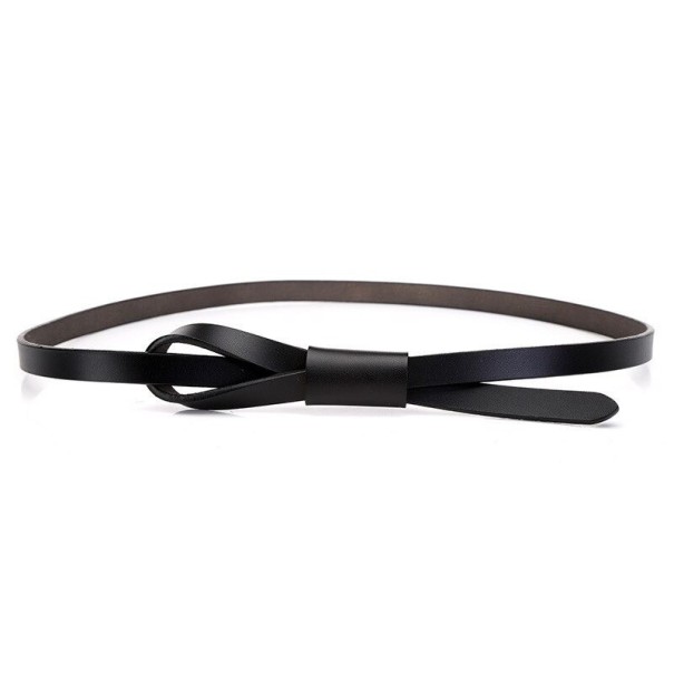 Dames dunne riem L71 zwart