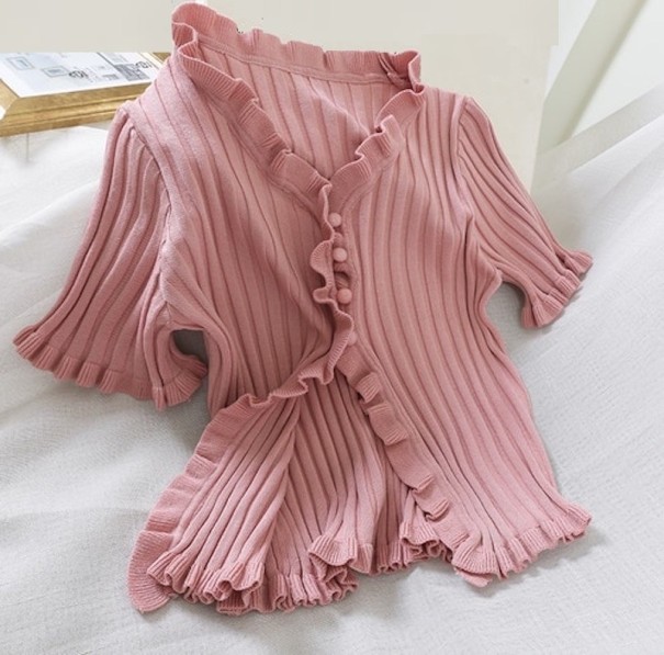 Dames elastisch T-shirt B282 roze