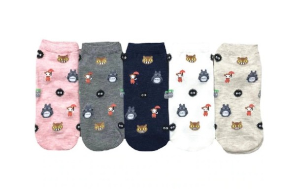 Dames enkelsokken met dieren - 5 paar A673 4