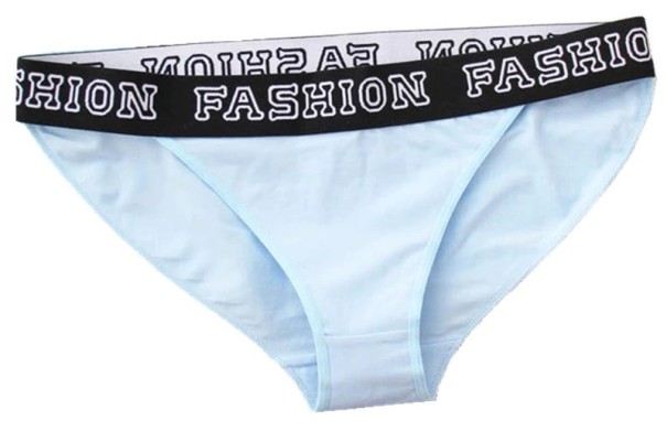 Dames FASHION slipjes lichtblauw XXL