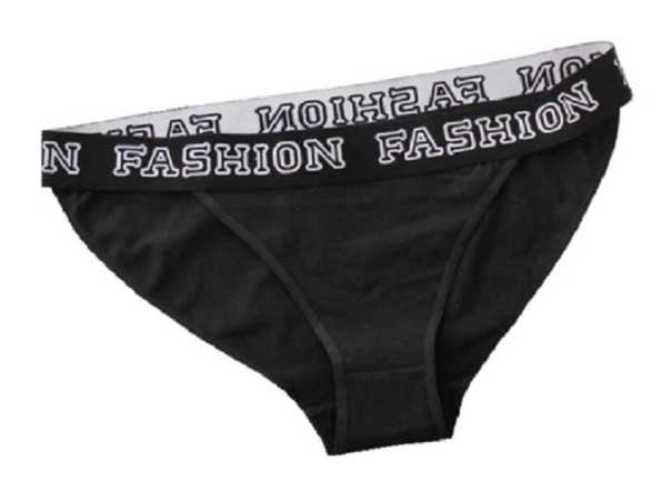 Dames FASHION slipjes zwart M