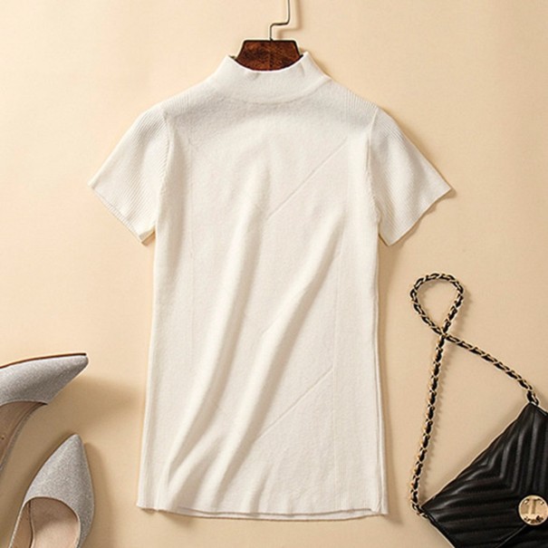 Dames gebreid T-shirt G251 wit