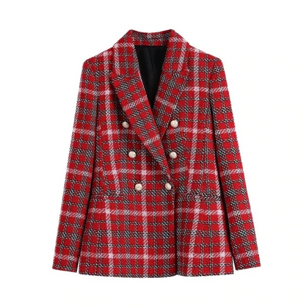 Dames geruite jas B1280 XS