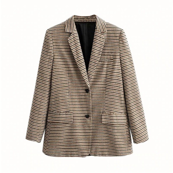 Dames geruite jas B920 S