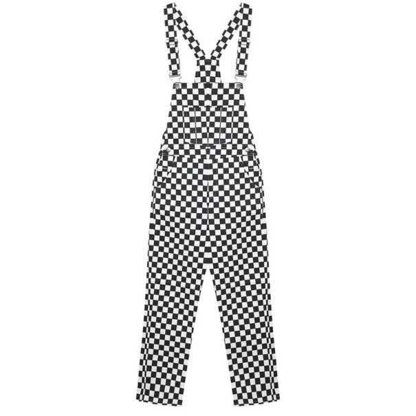 Dames geruite jumpsuit A2900 M