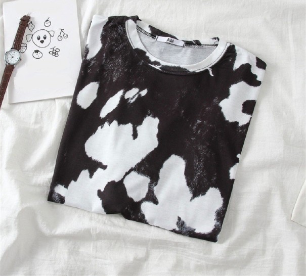 Dames gevlekt t-shirt