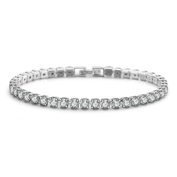 Dames glitterarmband 19 cm