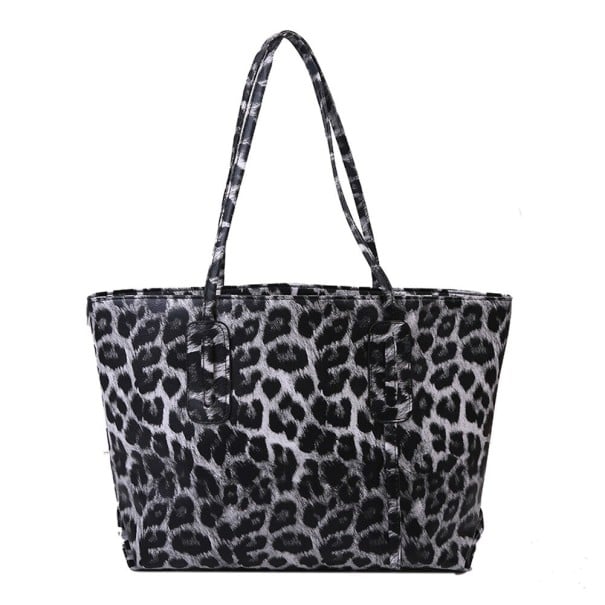Dames grote schoudertas met dierenprint Ruime shopper tas voor elke dag Lange hengsels PU leer 46 x 30 x 12 cm 2