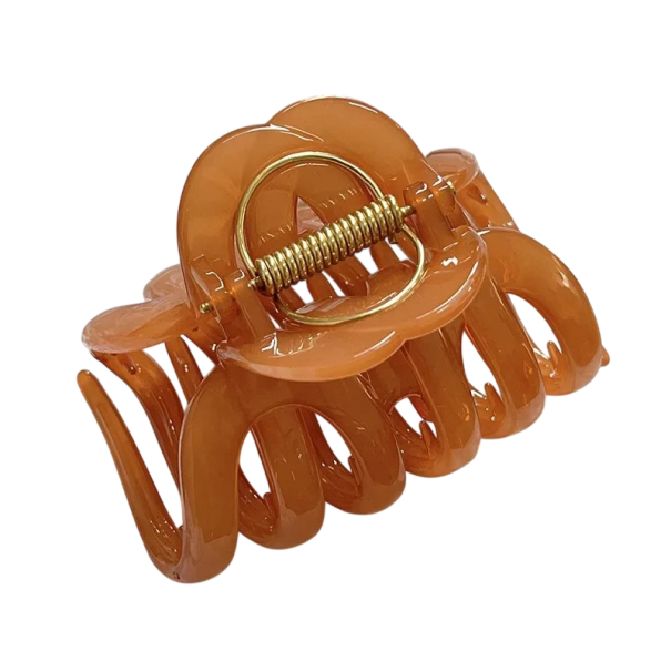 Dames haarspeld 9 x 5 cm Elegante stevige haarspeld glanzend ontwerp Sterke grip voor snelle haarverzameling Stijlvolle accessoire 4