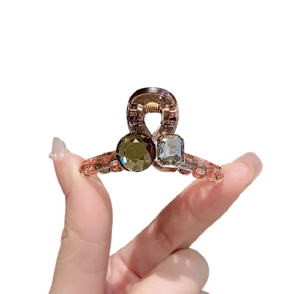 Dames haarspeld Luxe met geslepen stenen Elegante haarspeld Stevige bevestiging Stijlvolle accessoire 1