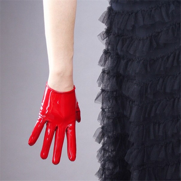 Dames handschoenen rood 2