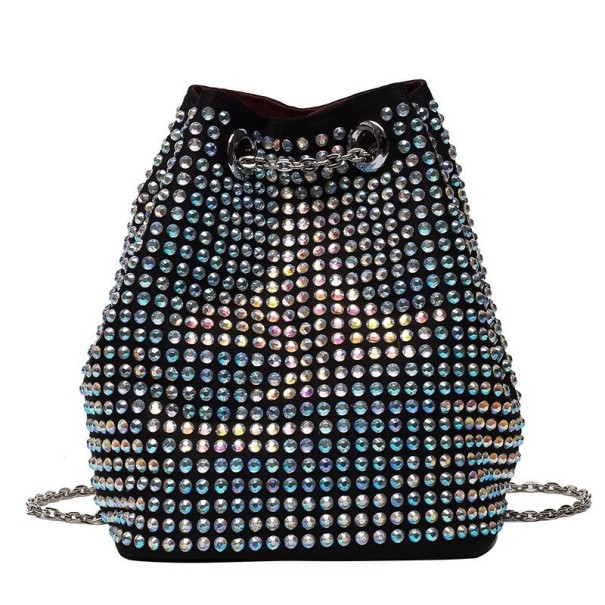 Dames handtas met strass steentjes M1459 3