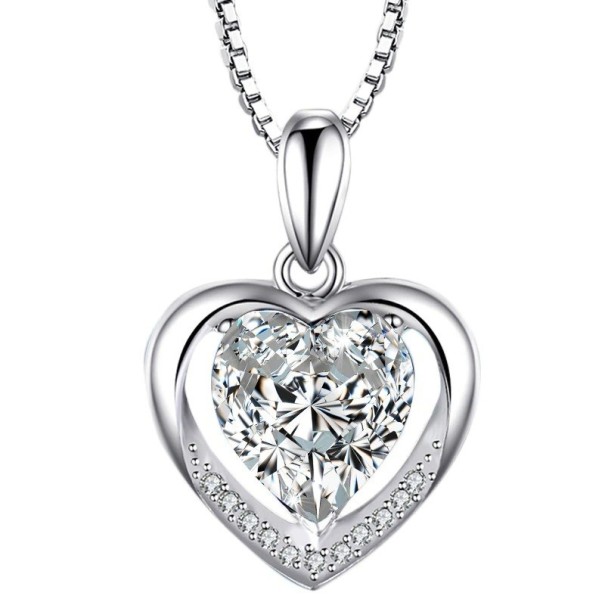 Dames hart ketting D603 5