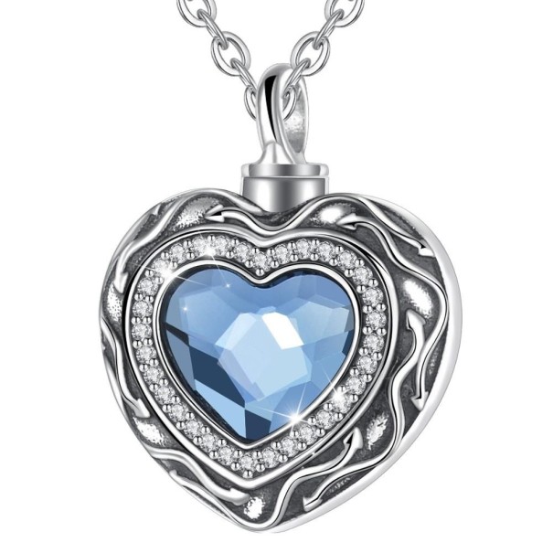 Dames hart ketting D713 45 cm