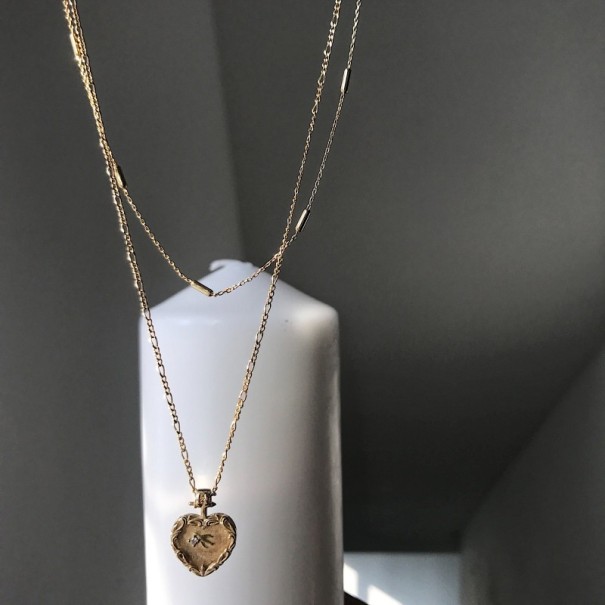 Dames hart ketting M56 1
