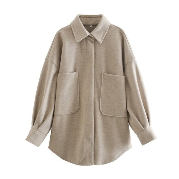 Dames herfstjas P1333 beige L