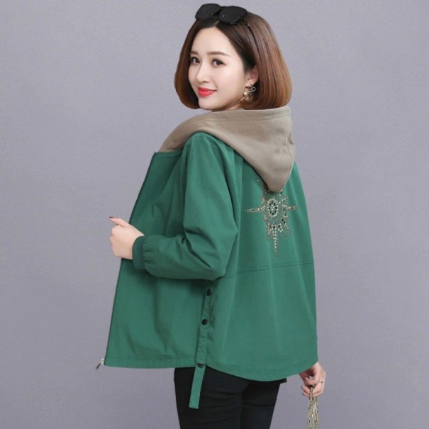 Dames herfstjas P1375 groen S
