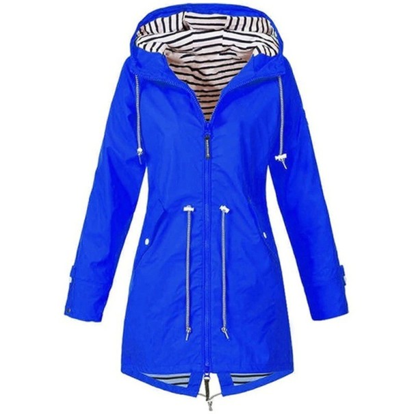 Dames herfstjas P1389 blauw XL