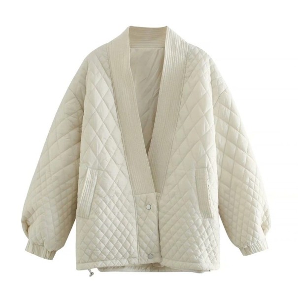 Dames herfstjas P1611 crème L