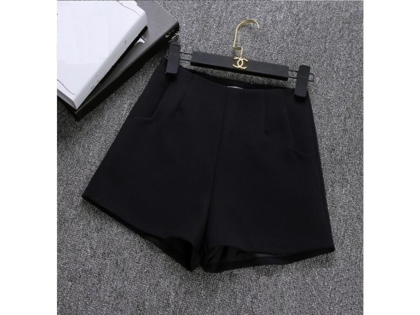 Dames high waist shorts J1731 zwart M