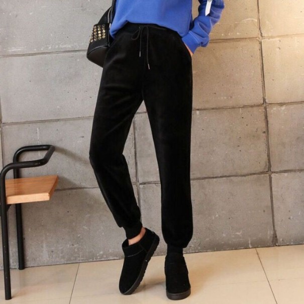 Dames joggingbroek A373 zwart XXS