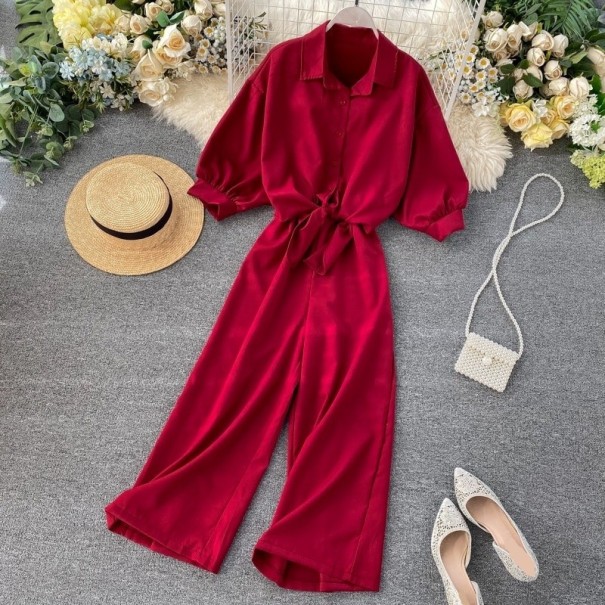 Dames jumpsuit en shirt crop top