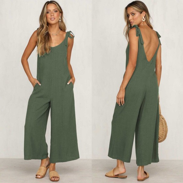 Dames jumpsuit met bandjes A1990