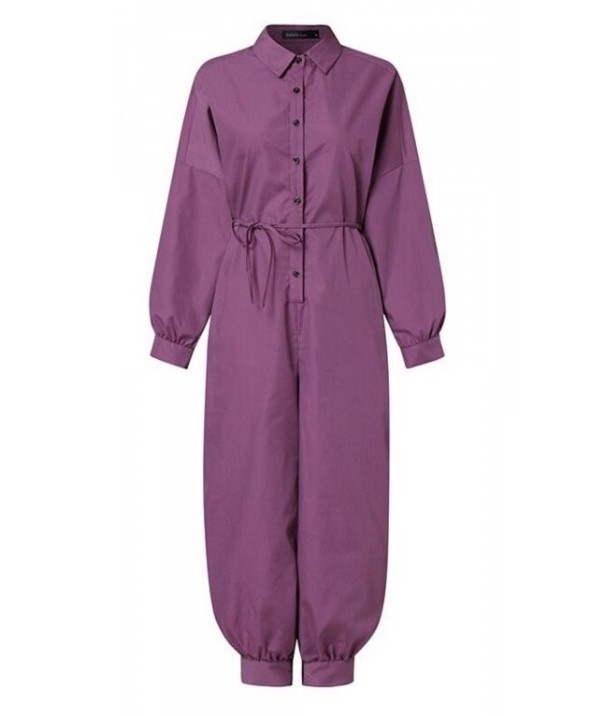 Dames jumpsuit met lange mouwen 5XL 4