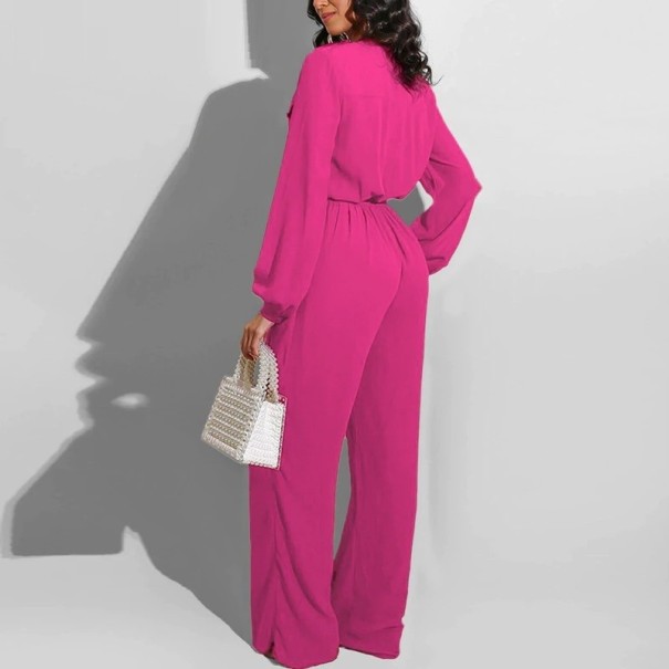 Dames jumpsuit met lange mouwen B841