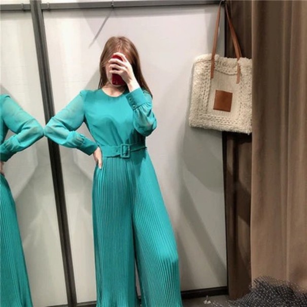 Dames jumpsuit met lange mouwen B861