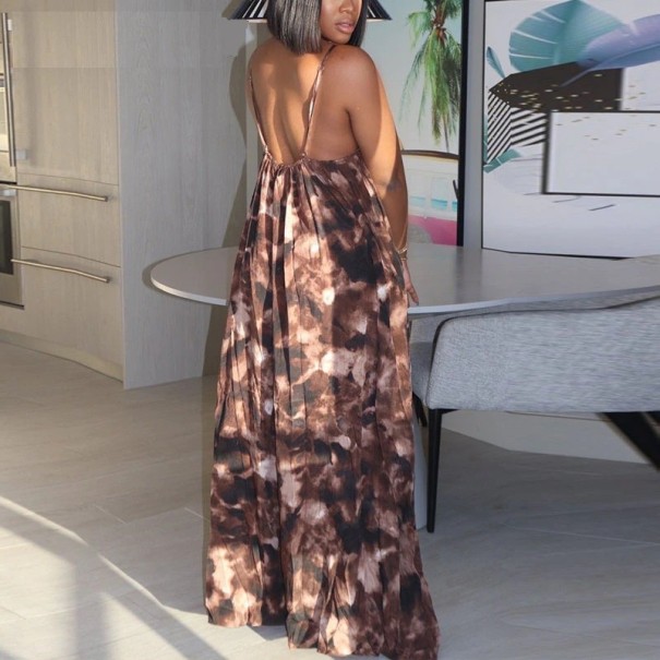 Dames jumpsuit met spaghettibandjes A2557