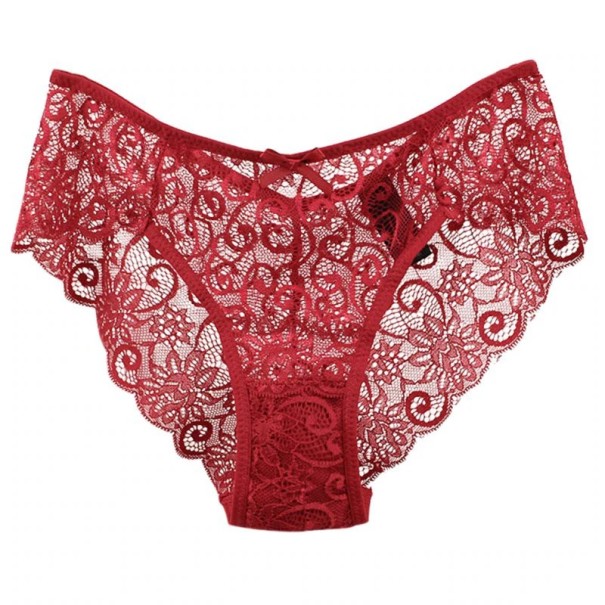 Dames kanten slipje A700 rood S