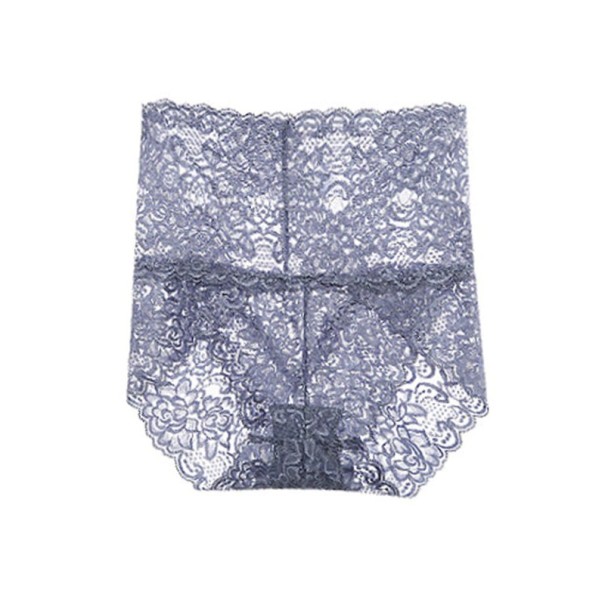 Dames kanten taille slip A703 grijs L