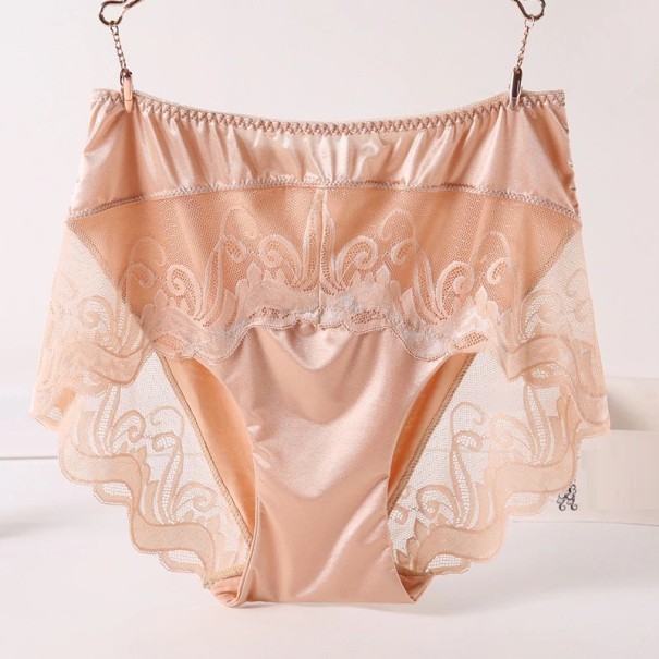 Dames kanten taille slip A704 beige XL