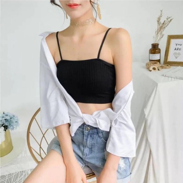 Dames katoenen bralette bh wit