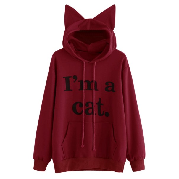 Dames kattentrui J2328 rood M