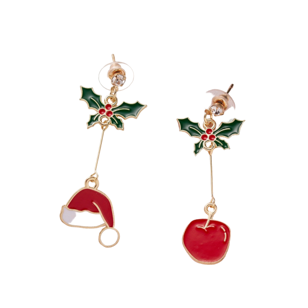 Dames kerst oorbellen N986 2