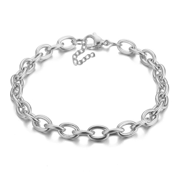 Dames ketting D30 zilver 3