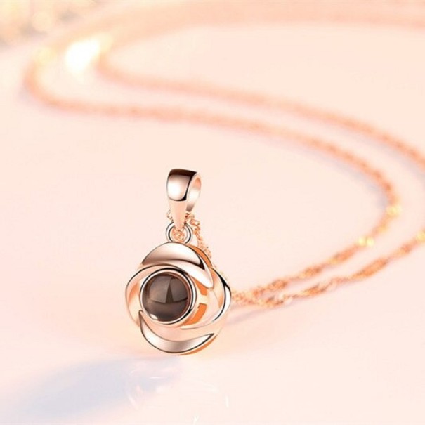 Dames ketting G659 goud