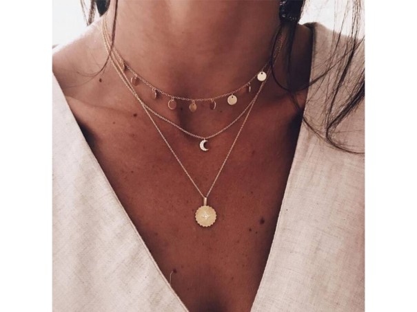 Dames ketting G799 12