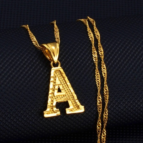 Dames ketting letter D142 N