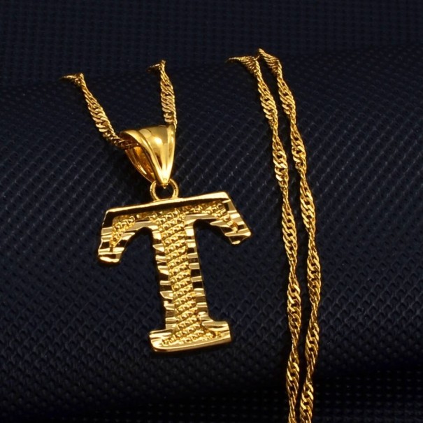 Dames ketting letter D142 T