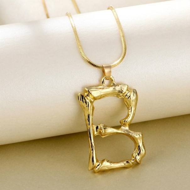 Dames ketting letter D148 B