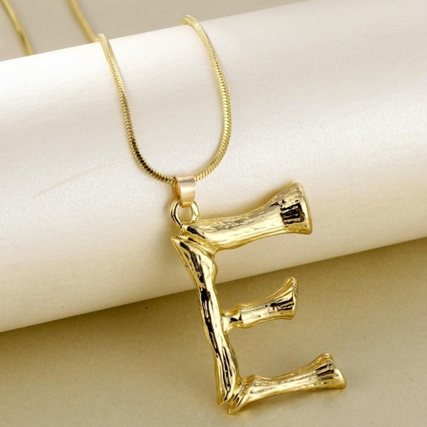 Dames ketting letter D148 E