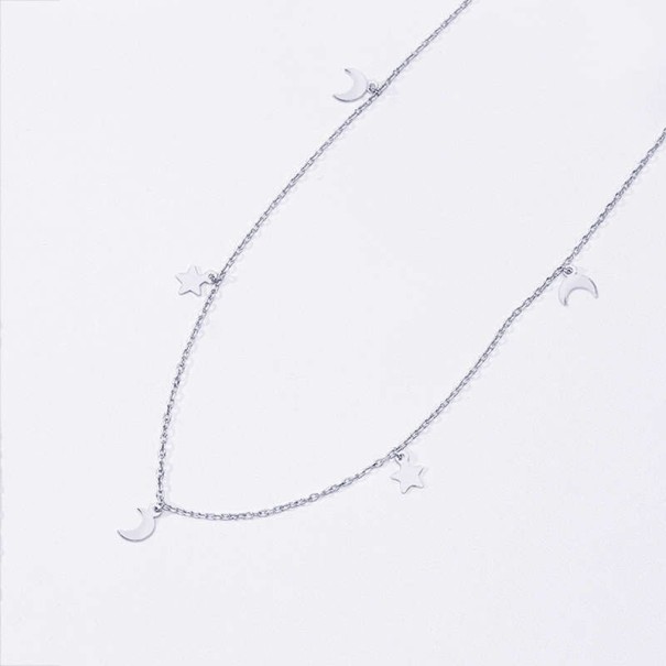 Dames ketting M89 zilver 7