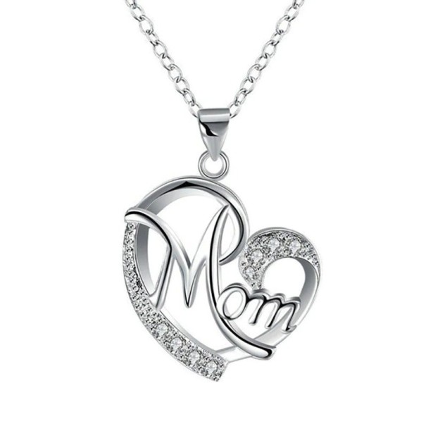 Dames ketting mama D245 zilver