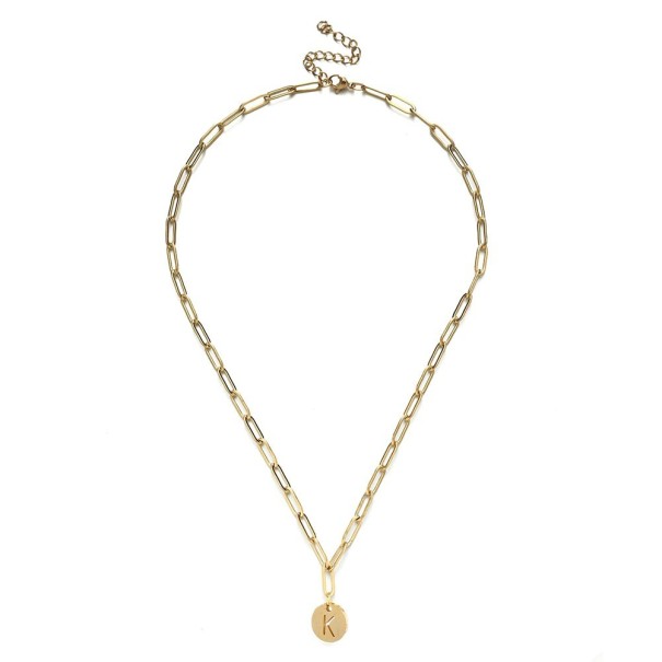 Dames ketting met alfabetletters D76