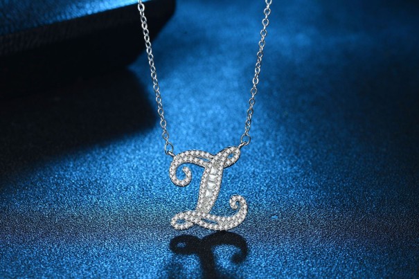 Dames ketting met alfabetletters M37 Z